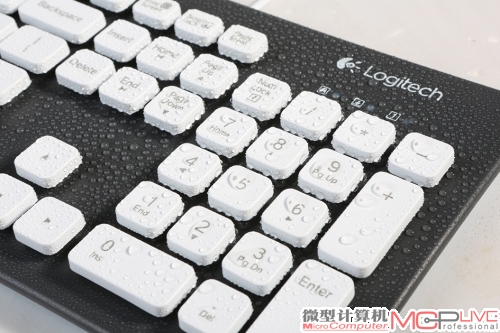 用水清洗之后，K310不会出现任何故障。