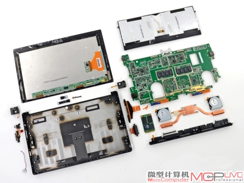 微软Surface Pro拆解修复性浅析
