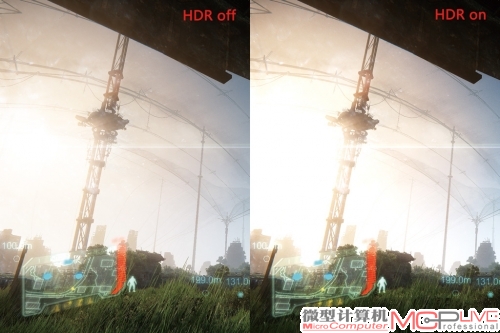 图12：开启HDR功能后画面的对比度得到了提升，消除了灰霾感。